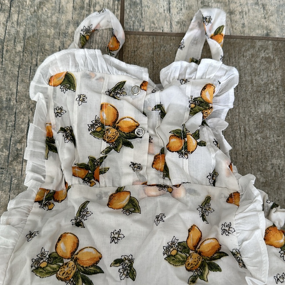NWT lil lemons bloom bubble romper - Picture 3 of 6